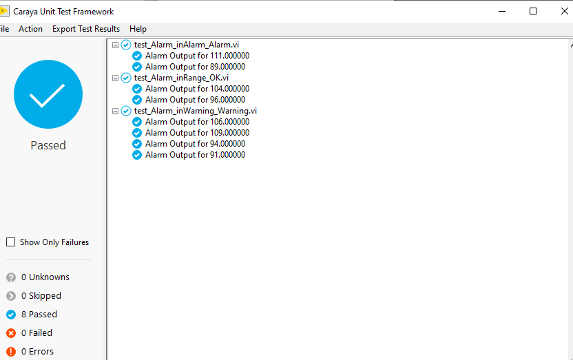 TDD in LabVIEW using Caraya