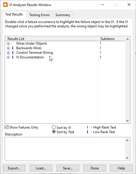 Quick VI Analyzer