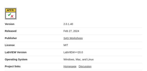 Approval Testing For LabVIEW 2.0 Released