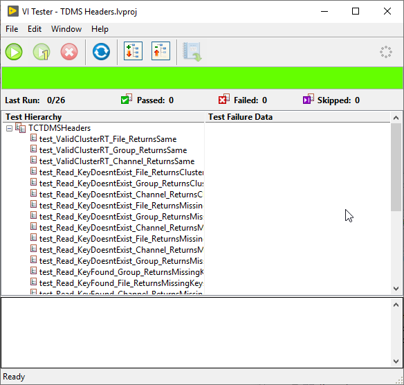 Using JKI VI Tester