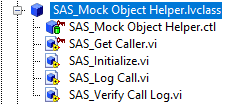 Project View of Mock Object Helper