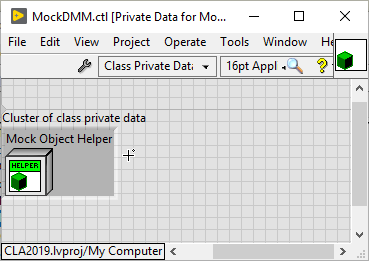 Private Data of a Mock Object.